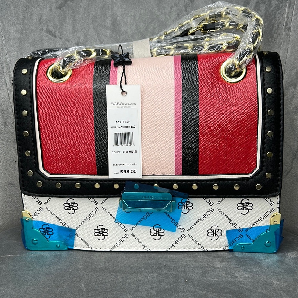 BCBGENERATION | Rina Shoulder Bag in Red Multi